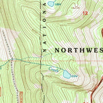 United States Geological Survey Northwest Peak, MT (1997, 24000-Scale) digital map