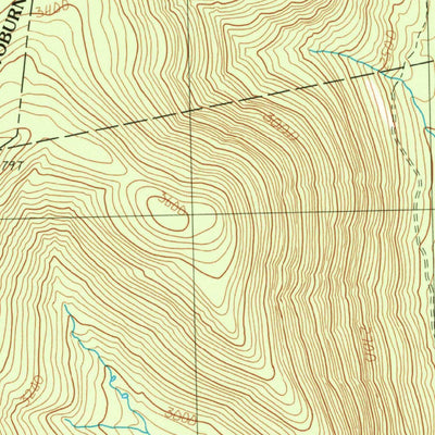 United States Geological Survey Northwest Pond, ME (1990, 24000-Scale) digital map