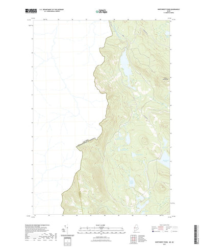 United States Geological Survey Northwest Pond, ME (2021, 24000-Scale) digital map
