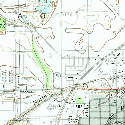 United States Geological Survey Northwest Pontiac, IL (1983, 24000-Scale) digital map
