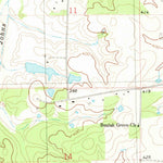 United States Geological Survey Northwest Pontotoc, MS (1980, 24000-Scale) digital map