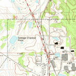 United States Geological Survey Northwest Pontotoc, MS (1980, 24000-Scale) digital map