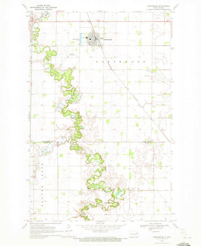 United States Geological Survey Northwood, ND (1970, 24000-Scale) digital map