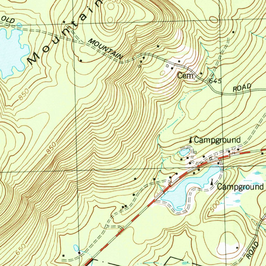 Northwood, NH (1981, 24000-Scale) Map by United States Geological ...