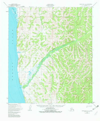 United States Geological Survey Norton Bay A-4, AK (1950, 63360-Scale) digital map