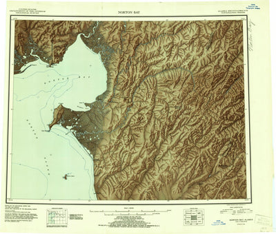 United States Geological Survey Norton Bay, AK (1951, 250000-Scale) digital map