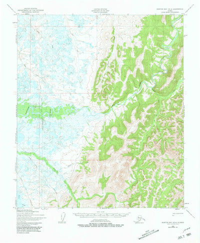 United States Geological Survey Norton Bay B-4, AK (1950, 63360-Scale) digital map
