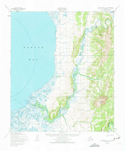 United States Geological Survey Norton Bay C-4, AK (1950, 63360-Scale) digital map