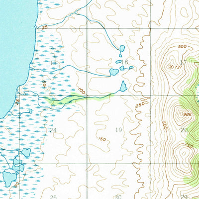 United States Geological Survey Norton Bay C-4, AK (1950, 63360-Scale) digital map