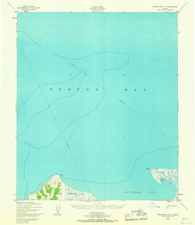 United States Geological Survey Norton Bay C-5, AK (1950, 63360-Scale) digital map