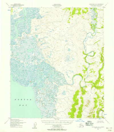 United States Geological Survey Norton Bay D-4, AK (1950, 63360-Scale) digital map