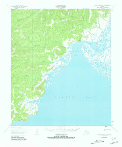United States Geological Survey Norton Bay D-5, AK (1950, 63360-Scale) digital map