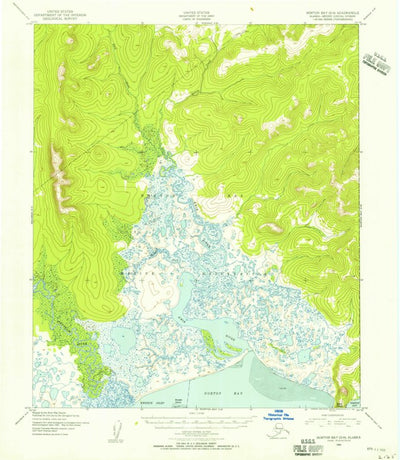 United States Geological Survey Norton Bay D-6, AK (1950, 63360-Scale) digital map
