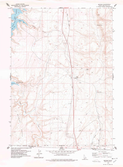 United States Geological Survey Norton Canyon, ID (1978, 24000-Scale) digital map