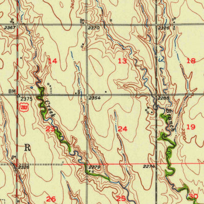 United States Geological Survey Norton, KS (1951, 62500-Scale) digital map