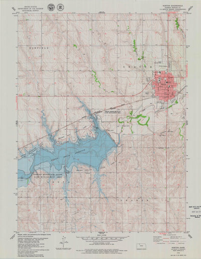 United States Geological Survey Norton, KS (1978, 24000-Scale) digital map