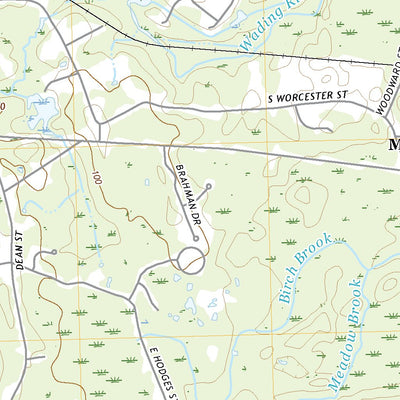 United States Geological Survey Norton, MA (2021, 24000-Scale) digital map