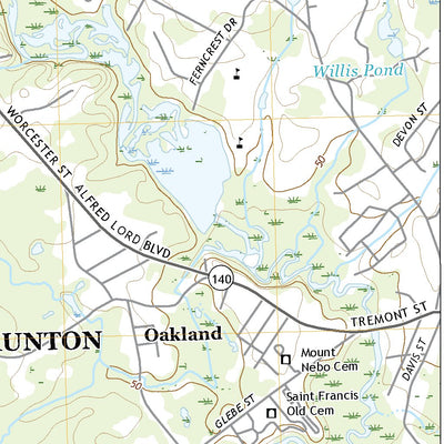 United States Geological Survey Norton, MA (2021, 24000-Scale) digital map