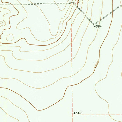 United States Geological Survey Norton Mesa, TX (1973, 24000-Scale) digital map