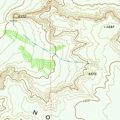 United States Geological Survey Norton Mesa, TX (1973, 24000-Scale) digital map