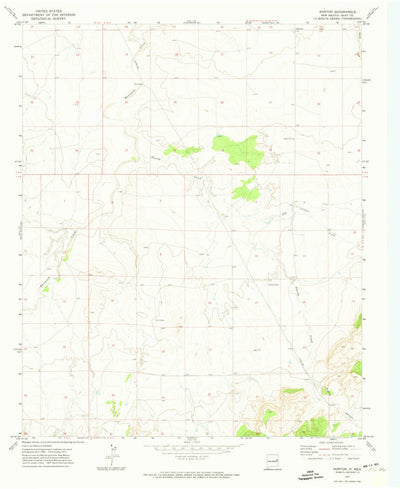 United States Geological Survey Norton, NM (1971, 24000-Scale) digital map