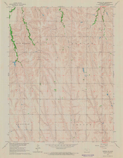 United States Geological Survey Norton NW, KS (1965, 24000-Scale) digital map