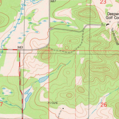 United States Geological Survey Norton, WI (1975, 24000-Scale) digital map