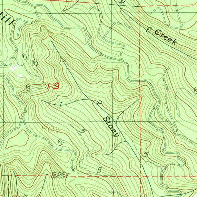 United States Geological Survey Nortons, OR (1984, 24000-Scale) digital map