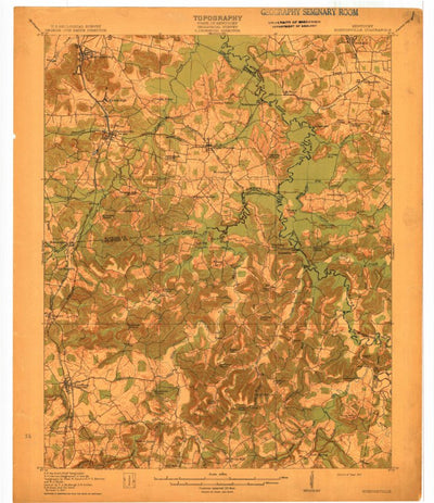 United States Geological Survey Nortonville, KY (1912, 62500-Scale) digital map