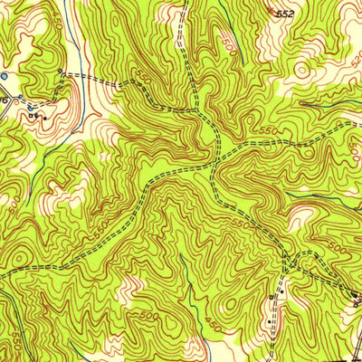 United States Geological Survey Nortonville, KY (1953, 24000-Scale) digital map
