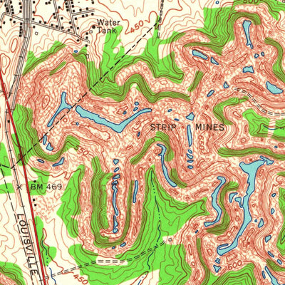 United States Geological Survey Nortonville, KY (1963, 24000-Scale) digital map