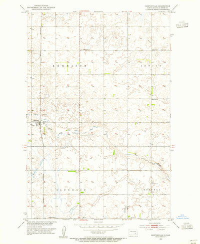 United States Geological Survey Nortonville, ND (1953, 24000-Scale) digital map