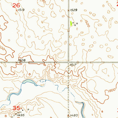 United States Geological Survey Nortonville, ND (1953, 24000-Scale) digital map