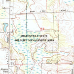 United States Geological Survey Norvell, MI (1980, 24000-Scale) digital map