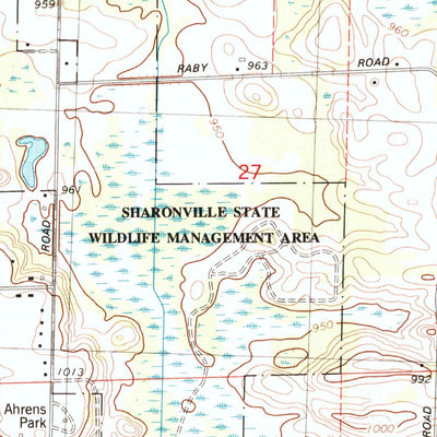 United States Geological Survey Norvell, MI (1980, 24000-Scale) digital map