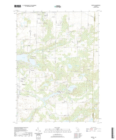 United States Geological Survey Norvell, MI (2019, 24000-Scale) digital map