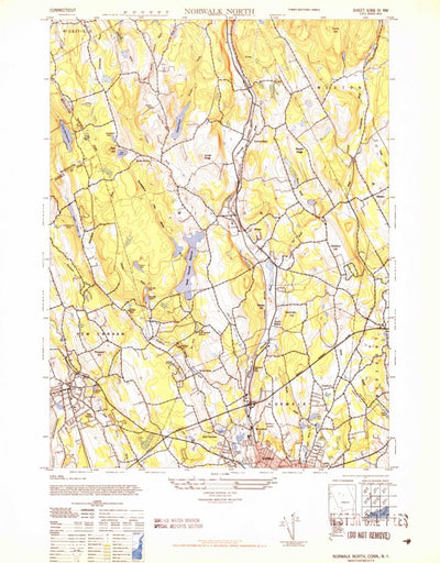 United States Geological Survey Norwalk North, CT-NY (1943, 31680-Scale) digital map