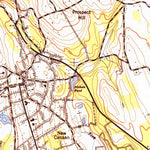 United States Geological Survey Norwalk North, CT-NY (1943, 31680-Scale) digital map