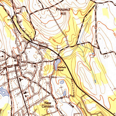 United States Geological Survey Norwalk North, CT-NY (1943, 31680-Scale) digital map