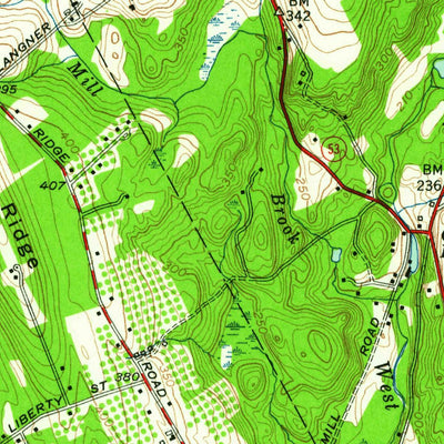 United States Geological Survey Norwalk North, CT-NY (1951, 24000-Scale) digital map