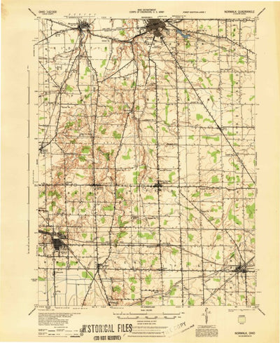 United States Geological Survey Norwalk, OH (1944, 62500-Scale) digital map