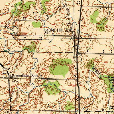 United States Geological Survey Norwalk, OH (1944, 62500-Scale) digital map