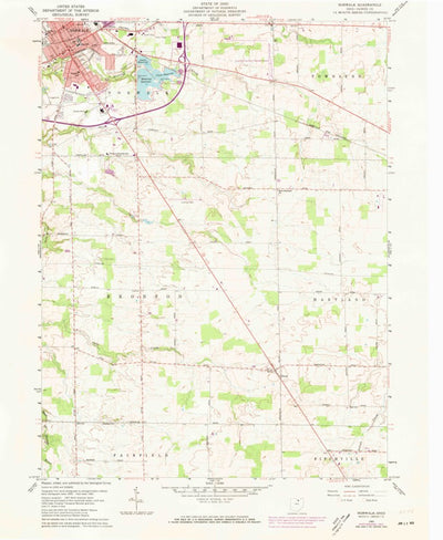 United States Geological Survey Norwalk, OH (1960, 24000-Scale) digital map