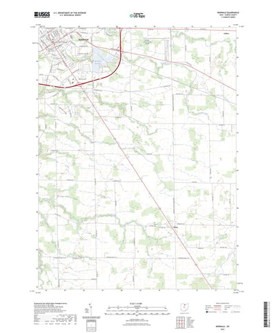 United States Geological Survey Norwalk, OH (2023, 24000-Scale) digital map