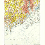 United States Geological Survey Norwalk South, CT-NY (1951, 31680-Scale) digital map