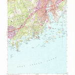 United States Geological Survey Norwalk South, CT-NY (1960, 24000-Scale) digital map