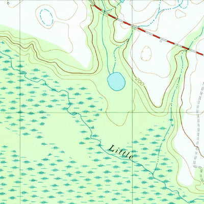 United States Geological Survey Norway West, SC (1979, 24000-Scale) digital map
