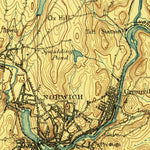 United States Geological Survey Norwich, CT (1892, 62500-Scale) digital map