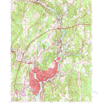 United States Geological Survey Norwich, CT (1954, 24000-Scale) digital map