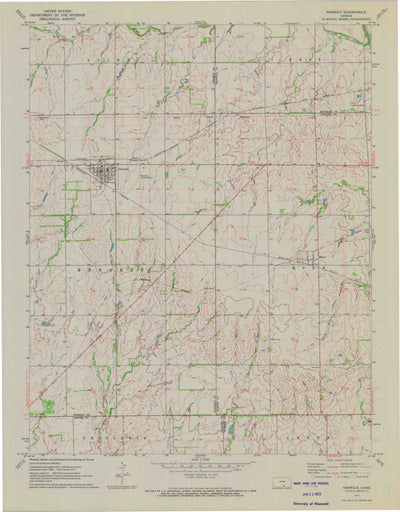 United States Geological Survey Norwich, KS (1971, 24000-Scale) digital map